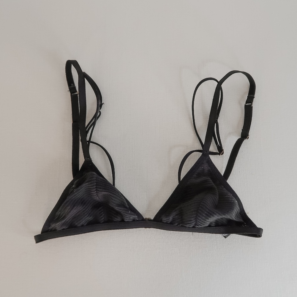 Urban Outfitters Black Bralette See-through - Size Small